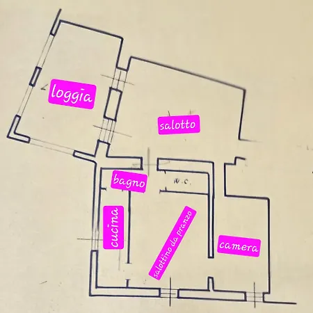 Incantevole Con Loggia Sui Tetti Апартаменти *